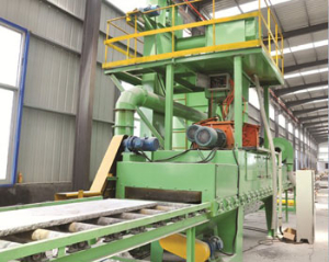 石材拋丸機(jī)，大理石荔枝面毛化設(shè)備